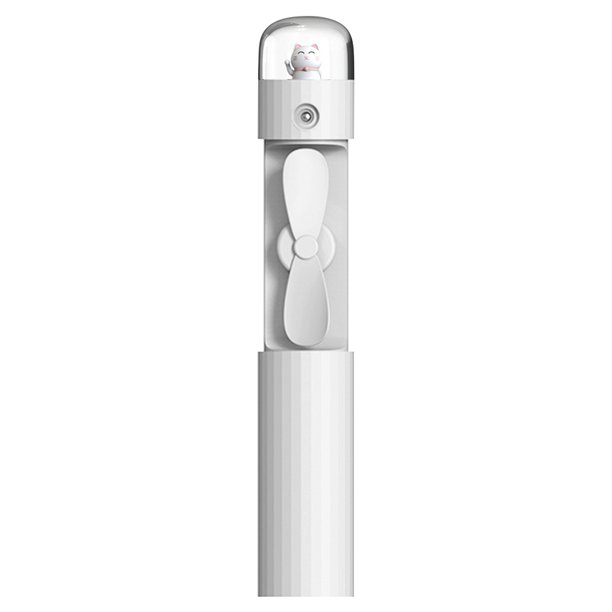 Humidificador portátil 4 en 1 con ventilador de niebla para exteriores (gato de la suerte blanco) Likrtyny Para estrenar
