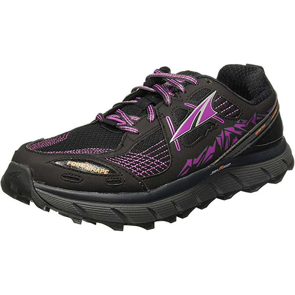 Altra - Altra Women's Lone Peak 3.5 Trail Running Shoe, Purple/Orange ...