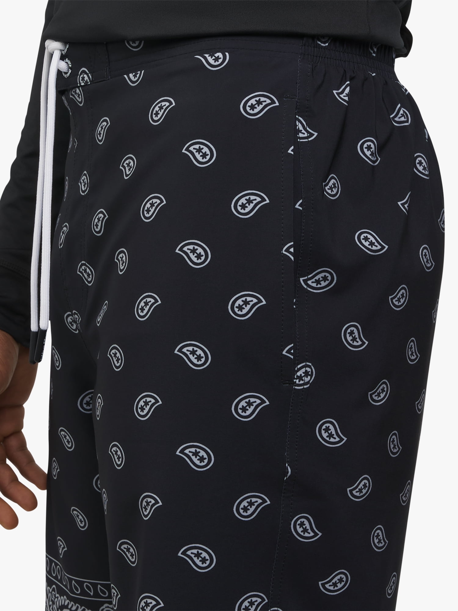 Dogg Supply by Snoop Dogg Men's Paisley E-Board Swim Trunks, 9" Inseam, Sizes S-3XL