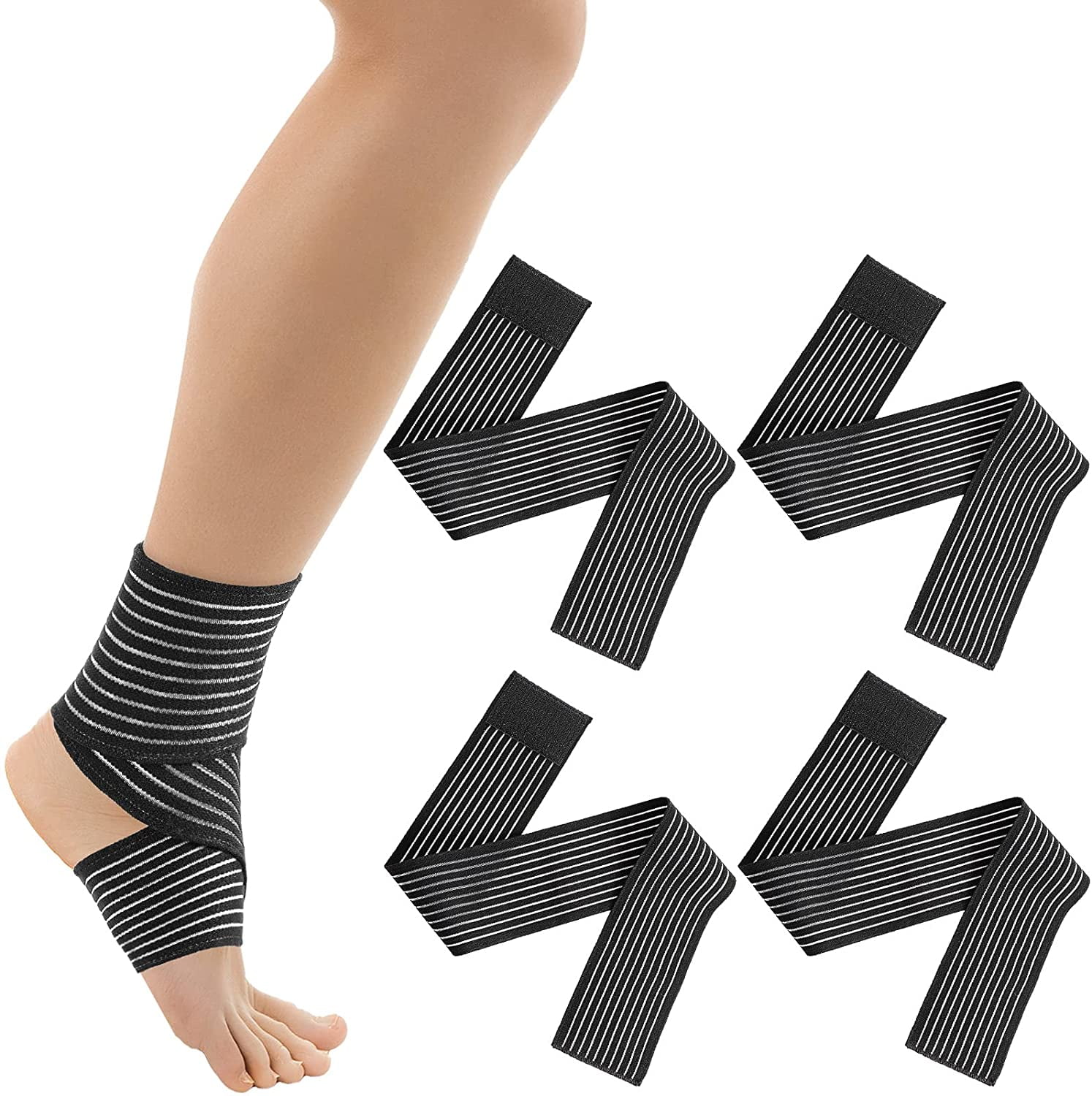 Elastic Calf Compression Bandage Sleeve Wrap for Calf Pain Relief Lower