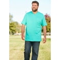 thumbnail image 5 of KingSize Men's Big & Tall Shrink-Less Lightweight Longer-Length V-Neck T-Shirt, 5 of 5
