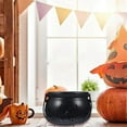 thumbnail image 4 of Black Cauldron Kettle Plastic Witch Kettle Candy Kettle Bucket, 4 of 5