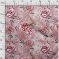 thumbnail image 3 of oneOone Cotton Poplin Twill Pink Fabric Florals Sewing Fabric By The Yard Printed Diy Clothing Sewing Supplies 56 Inch Wide, 3 of 4