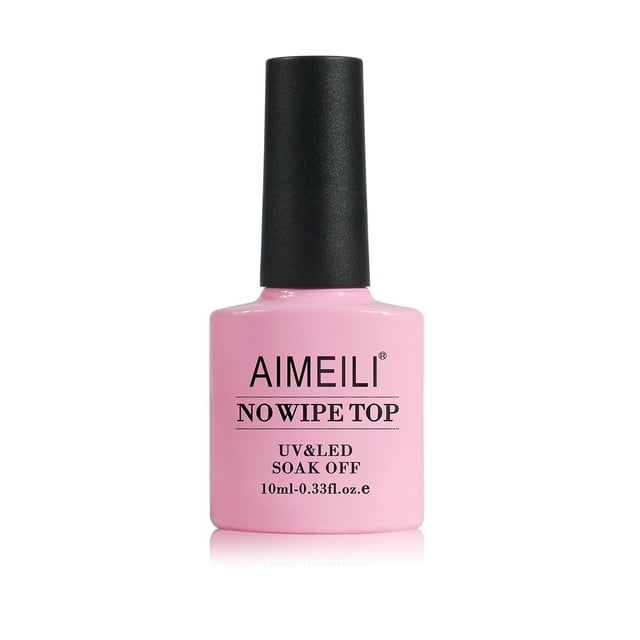 Esmalte de uñas en gel AIMEILI, no se limpia con un paño, UV y LED