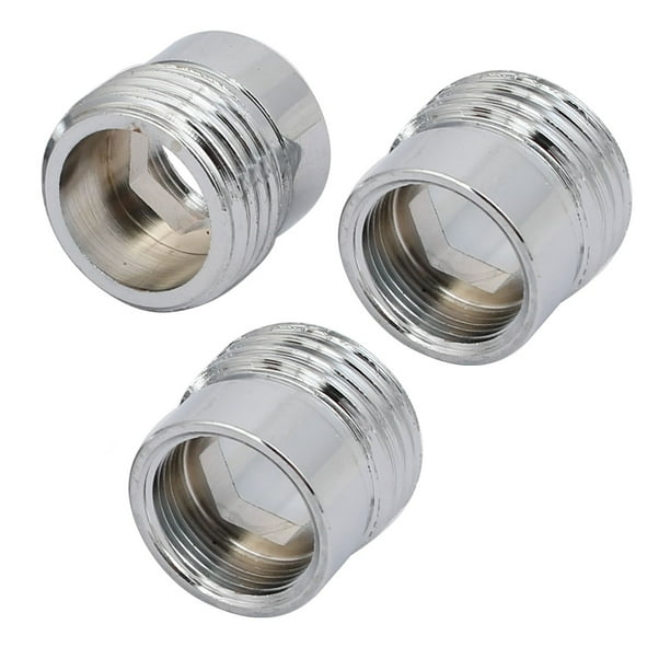 Unique Bargains 3pcs G1/2 Male to M16 Female Thread Faucet Adapter