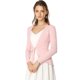 thumbnail image 1 of Cardigan Dobladillo Rizado RebeDe Punto Frente De CorbaPaMujeres RoXS, 1 of 6