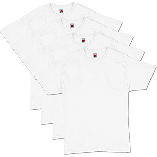 Hanes - Hanes Comfortsoft Short Sleeve T - WHITE - XXXX - Large (Pack ...