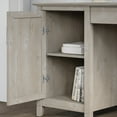 thumbnail image 5 of Bush Furniture Key West 54"W Single Pedestal Desk with 2 Drawer Mobile Pedestal and 5 Shelf Bookcase, 5 of 8