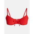thumbnail image 5 of Time and Tru Women’s and Women's Plus Underwire Eyelet Bikini Top, Sizes XS-3X, 5 of 5