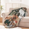 thumbnail image 5 of Custom Blankets with Photos Personalized Happy Anniversary Blanket Valentines Day for Her Him Boyfriend Girlfriend Husband Wife, 5 of 6