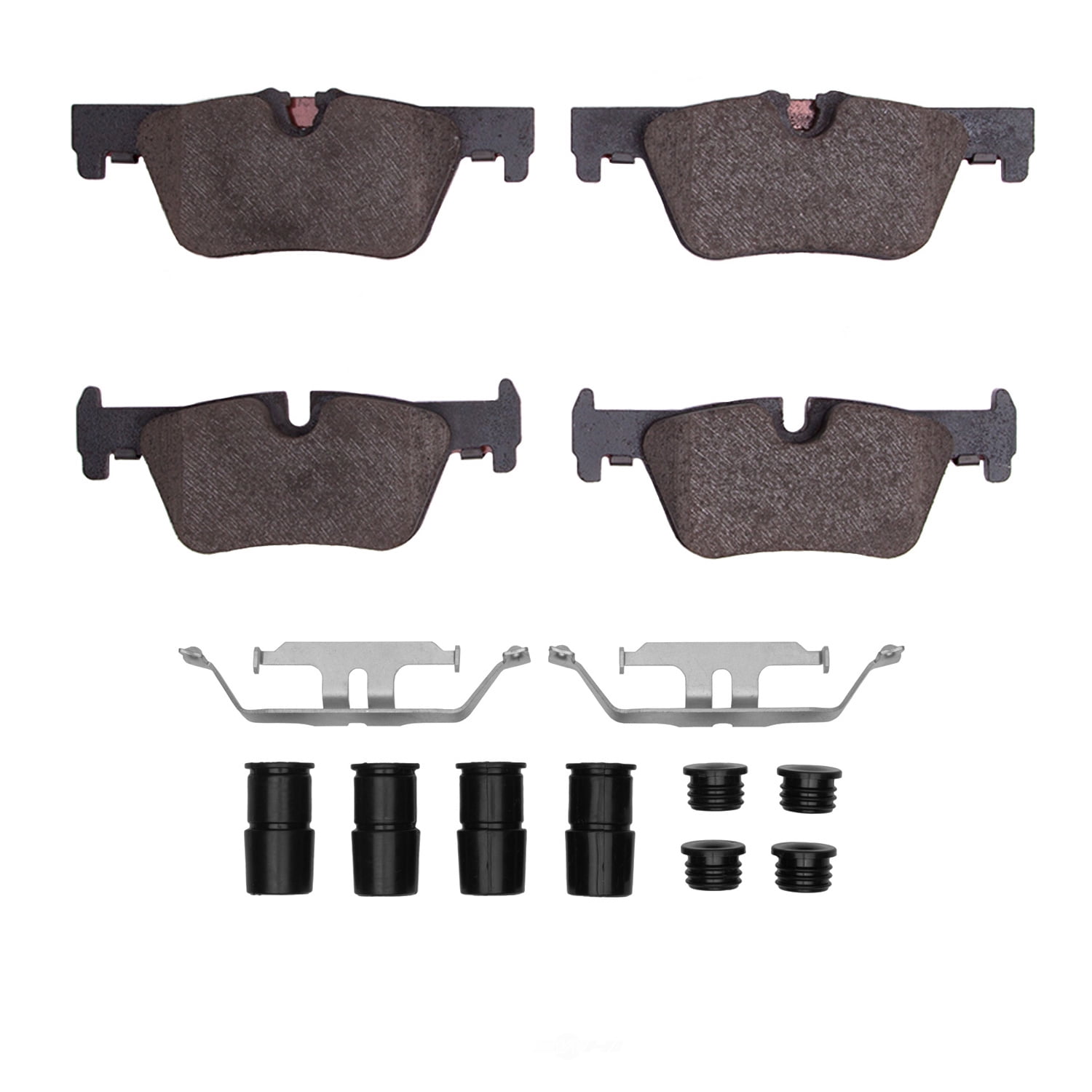 Dynamic Friction Company 1600-1613-01 DFC EURO 5000 Ceramic Brake Pads and Hardware Kit