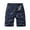 Blue, variant on ZVNAΖH Mens Shorts Clearance Elastic Waistband with Pockets Mens Summer Casual Cargo Shorts