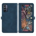 thumbnail image 4 of Asuwish Phone Case for Samsung Galaxy A15 5G/4G Wallet Cover With Tempered Glass Screen Protector Crossbody Wrist Strap Flip Pattern Zipper Credit Card Holder Stand Cell A 15 G5 15A Women Men Blue, 4 of 7