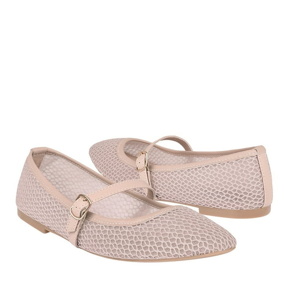 ZAPATOS CASUALES BERLIN DAMA 916101-2 TEXTIL BEIGE