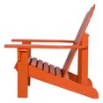 thumbnail image 2 of Shine Company Marina II Solid Wood Adirondack Chair, Organic Pumpkin, 2 of 6