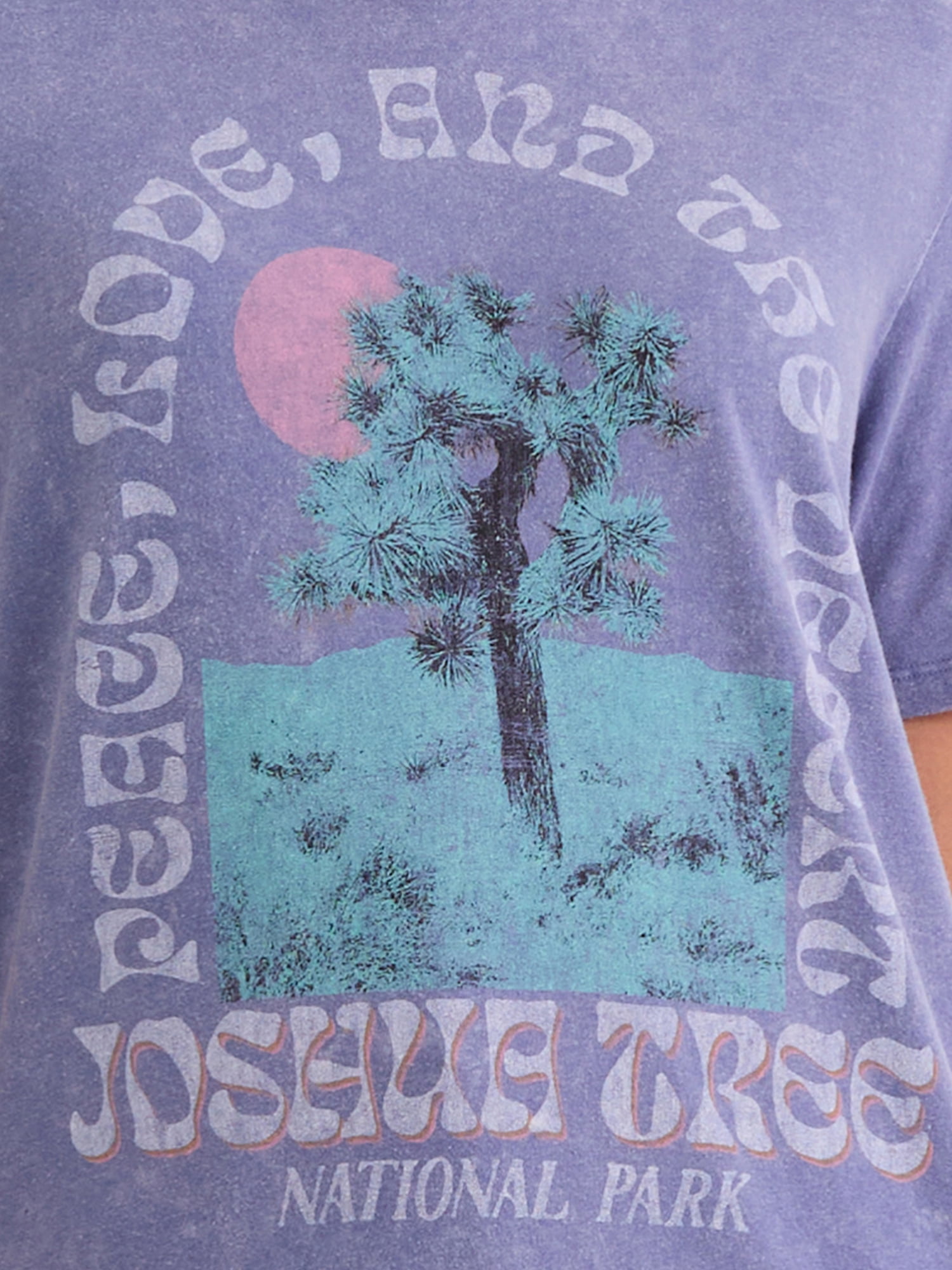 Time and Tru Women's Joshua Tree Graphic Tee, Sizes XS-XXXL