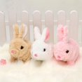 thumbnail image 6 of TETOU Easter Basket Stuffers for Toddler, Interactive Electronic Bunny Plush Toys Can Walk and Talk Rabbit Educational Toys for Kids(3pcs), 6 of 7