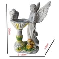 thumbnail image 1 of Solar Garden Lights Outdoor Colorful Flower Fairy Statue With Automatic Day Charging Night Lighting 10 in Height, 1 of 2