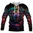 thumbnail image 3 of Sudadera con capucha vintage para hombre, estampado 3D de león, manga larga, otoño, moda urbana, ropa deportiva pop hip hop, 6XL, 3 of 5