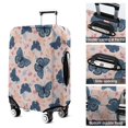thumbnail image 5 of Blue Butterfly Leaf Flower Pink Pattern Luggage Cover Fashion Suitcase Cover Baggage Covers Fit 25-28 Inch Luggage (Go Travel), 5 of 5