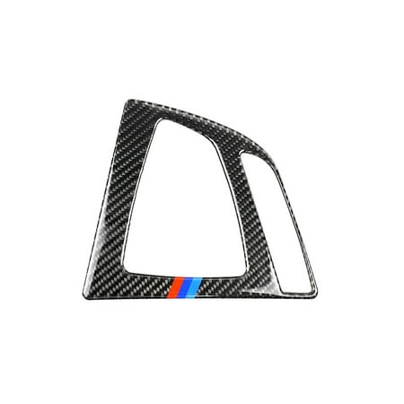 Bmw Interior Panels - Carbon Fiber Car Center Control Gear Shift Panel Frame Cover Trim Car Interior Decorative Stickers for BMW F30 F31 F32 F33 F34 (2012-2020)