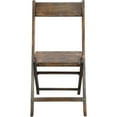 thumbnail image 6 of Emma + Oliver Slatted Wood Folding Wedding Chair - Event Chair - Antique Black, Set of 2, 6 of 6