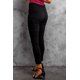 thumbnail image 2 of ABPHQTO Pantalón pitillo de mujer con botones negros y aberturas, 2 of 5
