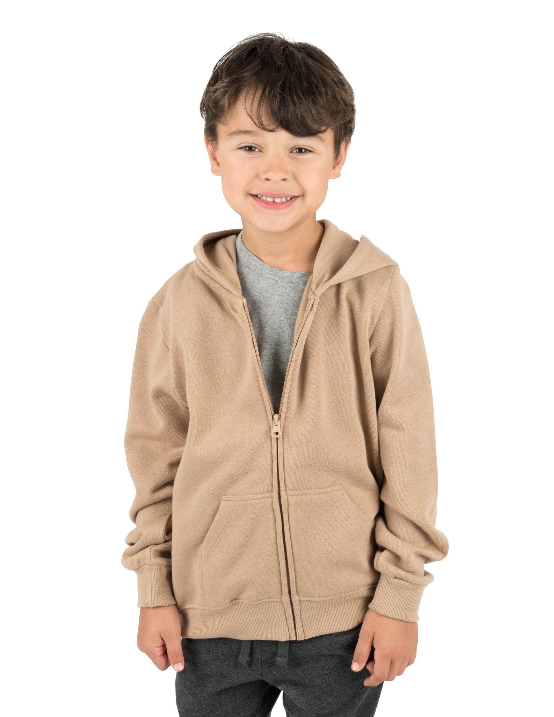 Leveret Kids & Toddler Hoodie Boys Girls 100% Cotton Zip-Up Hoodie Jacket 2-14 Years Variety of Colors 