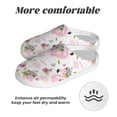 thumbnail image 6 of Fotbe Flamingo And Flowers Pattern Women's Fuzzy Curly Fur Memory Foam Loafer Slippers Indoor Outdoor Slippers Winter Home Shoes-39/40, 6 of 7