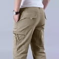 thumbnail image 3 of Men Breathable Cargo Work Pants Tapered Light Tough Multi Storage Outdoor Utility Trousers S-XL, 3 of 9