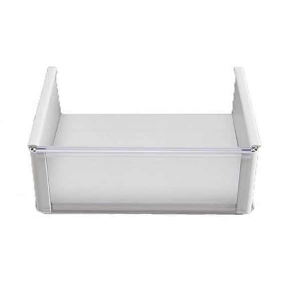 Jifram Extrusions  Plastic Basket with Transparent Front- White - 8 x 10 in.