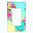 thumbnail image 5 of Metal Light Switch Plate Cover Royal Fairytale Fairy Frog FRY003, 5 of 13