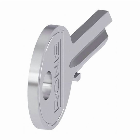 Siemens Selector Switch Key, Silver, Metal 3SU1950-0FB80-0AA0