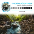 thumbnail image 4 of Camnoon 58mm Multi-Coated Variable ND Filter ND2-ND400 Adjustable Neutral Density Filter with Cleaning Cloth for, 4 of 8