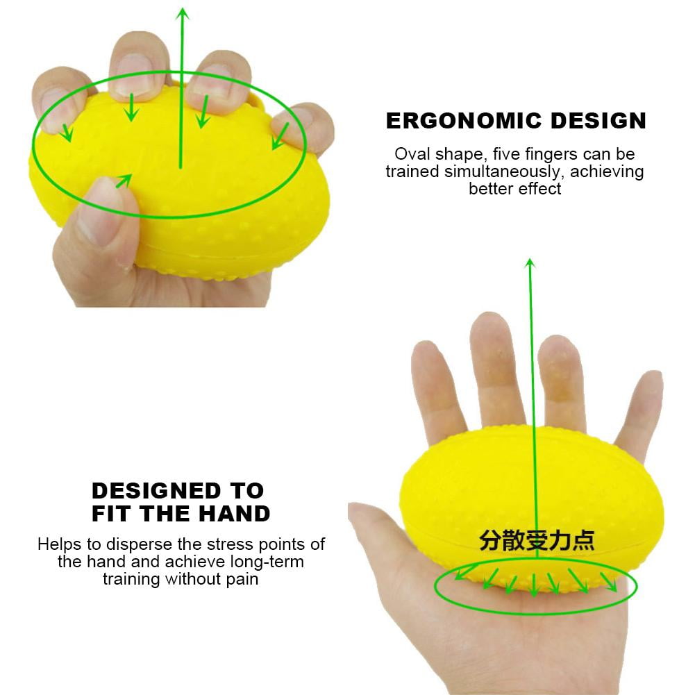 ESTINK Hand Grip Ball Finger Exerciser Stroke Hemiplegia Rehabilitation