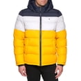 thumbnail image 1 of Chaqueta acolchada Tommy Hilfiger para hombre, talla XL, medianoche, hielo y amarillo, 1 of 4