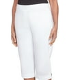 thumbnail image 4 of Alfred Dunner Womens Novelty Cuff Tummy Control Capri, 4 of 4