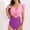 Pink, variant on Dxzfnsa Womens One Piece Swimsuits Women V Neck Wrap Colorblocking Backless Bathing Suits Ruffle Sleeve Cutout Swimsuits