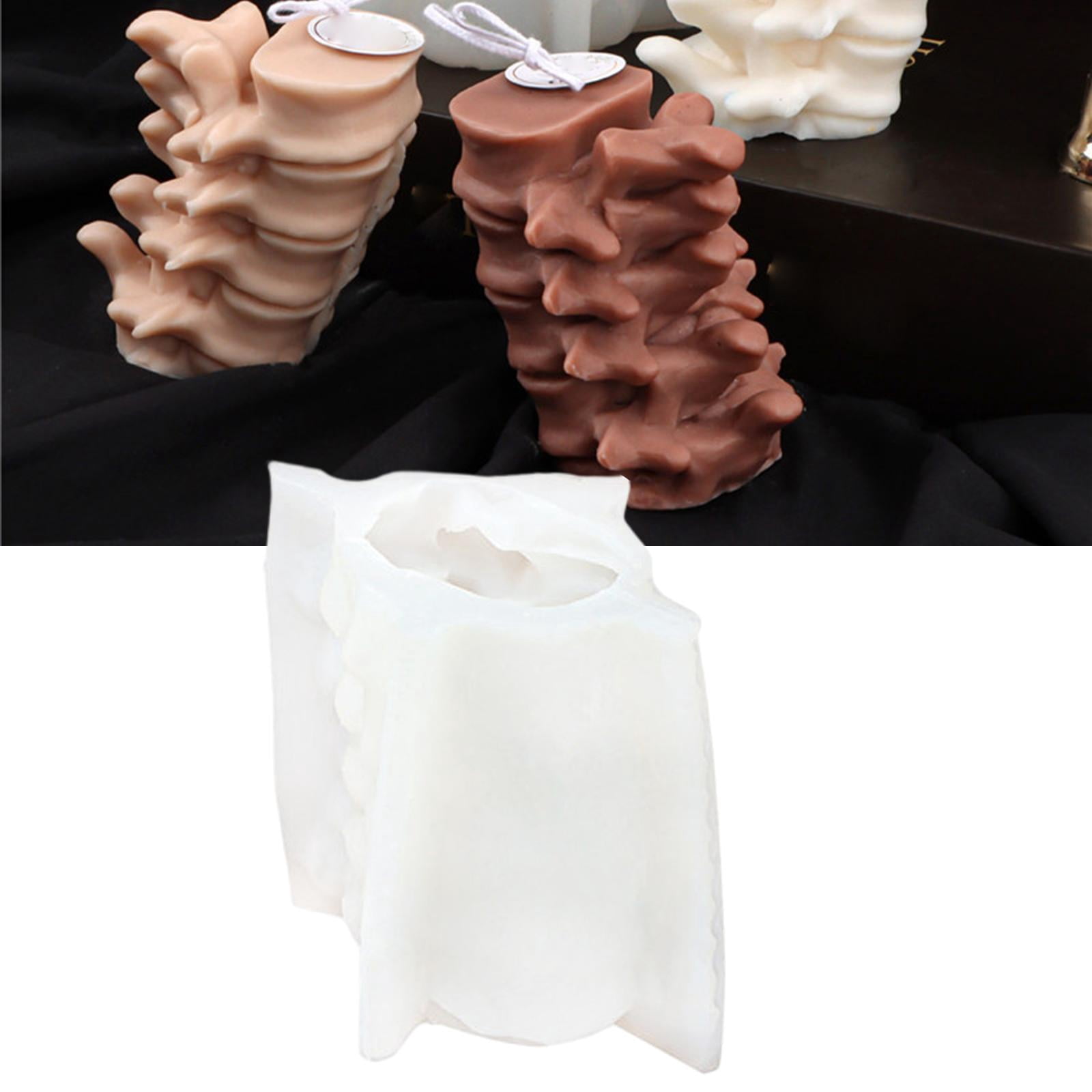 FVDPWYE 3D Candle Silicone Mold Scented Candle Mould Cake Baking Resin DIY Crafts Candle