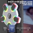thumbnail image 2 of Music Boxing Machine Wall Mounted Bluetooth-compatible Electronic Smart LED Boxing Training Target Punching Pad Home Gym Workout Equipment, 2 of 9