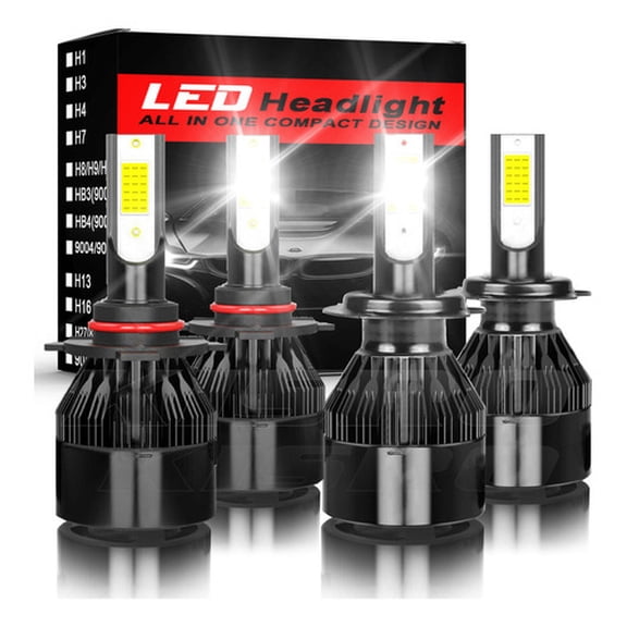 Applies to For 2004-2007 2008 2009 Mazda 3 Led Headlight Kit 9005 H7