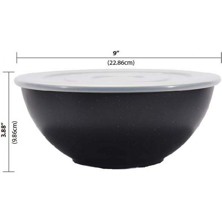1set New Plastic Bowl With Handle 4pcs Salad Bowl Set. Large Size Baking & Mixing  Bowl, Egg Beating & Kneading Dough Bowl, Vegetable Washing Bowl