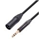 thumbnail image 1 of Cable de audio de 6,35 mm a conector XLR (1/4 pulg.) macho de 3 pines, interfaz balanceada para micrófono, 1,8 metros, 1 of 4