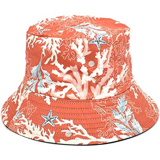 Sombreros de pescador con estampado de ballena y tiburón azul de verano para hombres y mujeres, sombrero de ala ancha para el sol, gorra de playa (7#) brillar Electrónica