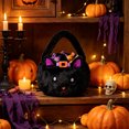 thumbnail image 6 of Halloween Basket Bag Handheld Candy Storage 9.8x11.0in with Light for Trick or Treat Party Decoration by OVFUIZ, 6 of 6