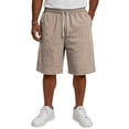 thumbnail image 4 of Trgacdwlo S-5XL Plaid Beach Shorts for Men Breathable Men's Shorts Casual with Pocket Elastic Waist Drawstring Men's Gym Shorts, 4 of 6