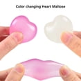 thumbnail image 2 of HuiXinOu 2-Pack Light-Sensitive Color Changing Stress Balls, Heart-Shaped TPR Decompression Toy, Color Shifts Exposed to Light, Fun Fidget Toy for Adults and Kids, Perfect for Stress Relief, 2 of 6