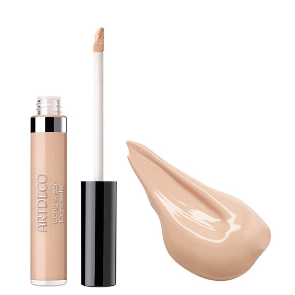 Corrector ARTDECO resistente al agua de larga duración, marfil suave, acabado mate de total y fórmula nutritiva para ojeras e imperfecciones, 0,24 onzas líquidas