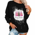 thumbnail image 1 of Sudadera Navideña de Cuello Redondo Para Mujer, Moda de Verano, Estampado Informal, Camiseta Holgada de Manga Larga, Top, Blusa, Jersey Odeerbi  ODB197143, 1 of 6