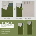 thumbnail image 2 of Sleeping Bag for Adults Teens Kids Cold Warm Weather, Portable Waterproof & Lightweight, Compact with Compression Sack, for 3-4 Seasons Camping, Backpacking, Hiking, Travel, Indoors Outdoors, 2 of 6